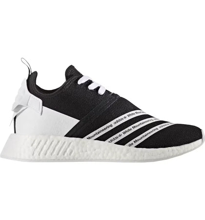 adidas NMD R2 White Mountaineering Black White - authentic adidas sneakers