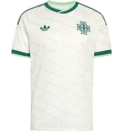 adidas Northern Ireland 26 Away Jersey Cloud White/Tech Forest - authentic adidas apparel