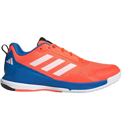 adidas Novaflight 2 Indoor Team Solar Orange Zero Metalic Bright Royal - authentic adidas sneakers
