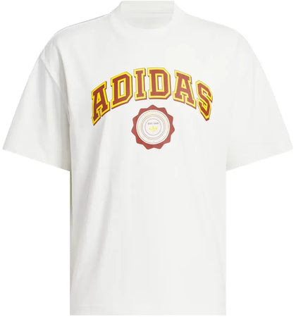 adidas Of Graphic T-Shirt Cloud White Preloved Ruby - authentic adidas apparel