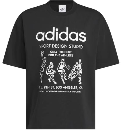 adidas Only The Best For The Athlete Tee Black - authentic adidas product