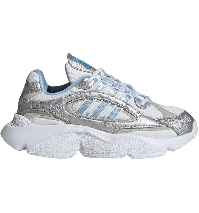 adidas Ozmillen Hello Kitty Cloud White Glow Blue Grey (PS) - vue 360