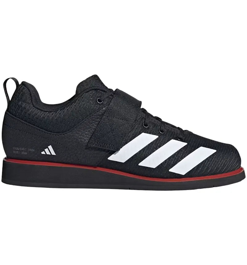 adidas Powerlift 5 Core Black Cloud White Pure Ruby - vue 360