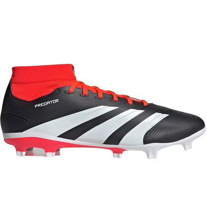 adidas Predator 24 League FG Core Black Cloud White Solar Red - authentic adidas sneakers