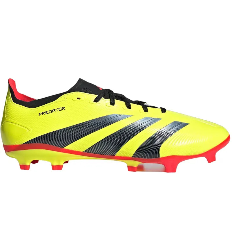 adidas Predator 24 League Low FG Team Solar Yellow Core Black Solar Red - vue 360
