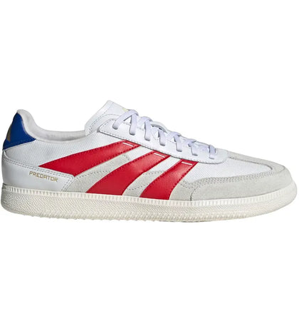 adidas Predator 24 League Low Freestyle Cloud White Better Scarlet Royal Blue - authentic adidas sneakers