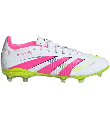 adidas Predator Elite FG Cloud White Lucid Pink Lucid Lemon (GS) - authentic adidas sneakers
