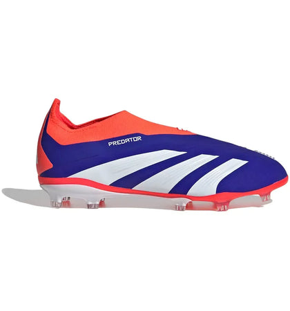 adidas Predator Elite Laceless FG Lucid Blue Cloud White Solar Red (GS) - authentic adidas sneakers