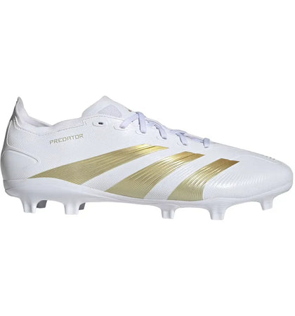adidas Predator League FG Cloud White Gold Metallic Sandy Beige Met - authentic adidas sneakers