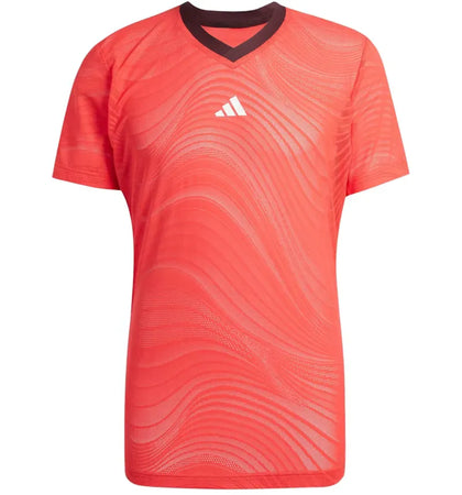 adidas Pro Climacool+ Mesh Freelift Tee Semi Lucid Red - authentic adidas product