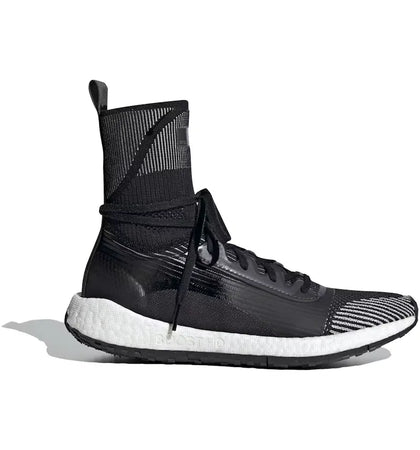 adidas Pulseboost HD Mid Utility Black (Women's) - authentic adidas sneakers