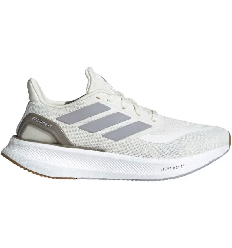 adidas Pureboost 5 Core White Glory Grey Cyber Metallic (Women's) - vue 360