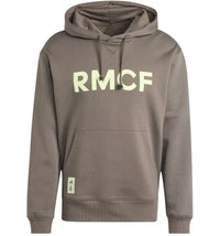adidas Real Madrid Seasonal Hoodie Utility Grey Almost Lime