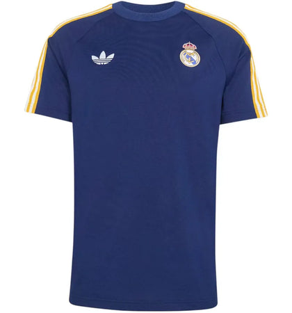 adidas Real Madrid T-Shirt Dark Blue - authentic adidas apparel
