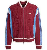 adidas Retro Remix Cardigan Shadow Red Off White Ash Blue