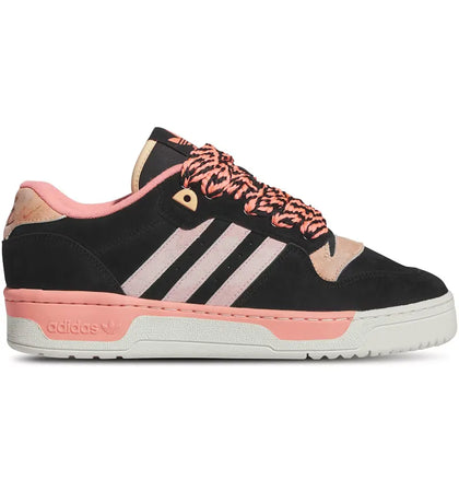 adidas Rivalry Low Core Black Orange - authentic adidas sneakers