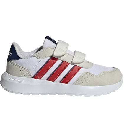 adidas Run 60s Cloud White Collegiate Red Dark Blue (PS) - authentic adidas sneakers