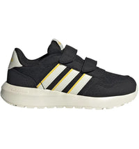 adidas Run 60s Core Black Off White Utility Yellow (PS)