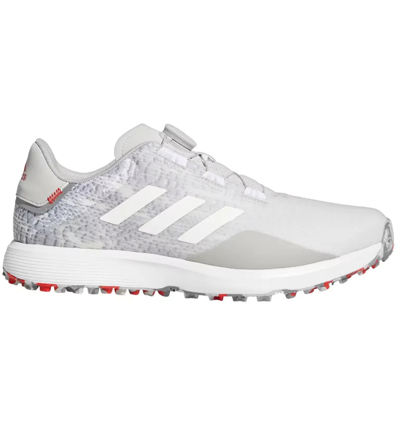 adidas S2G BOA Spikeless Golf Grey Cloud White Grey Three - vue 360