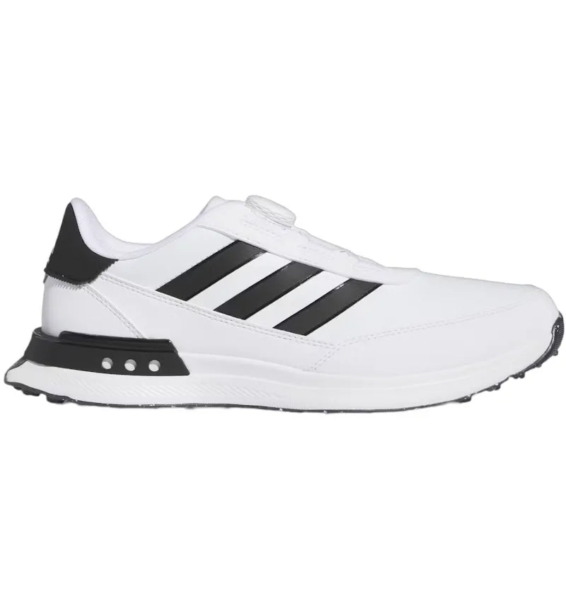 adidas S2G Spikeless BOA 24 Wide Golf Cloud White Core Black - vue 360