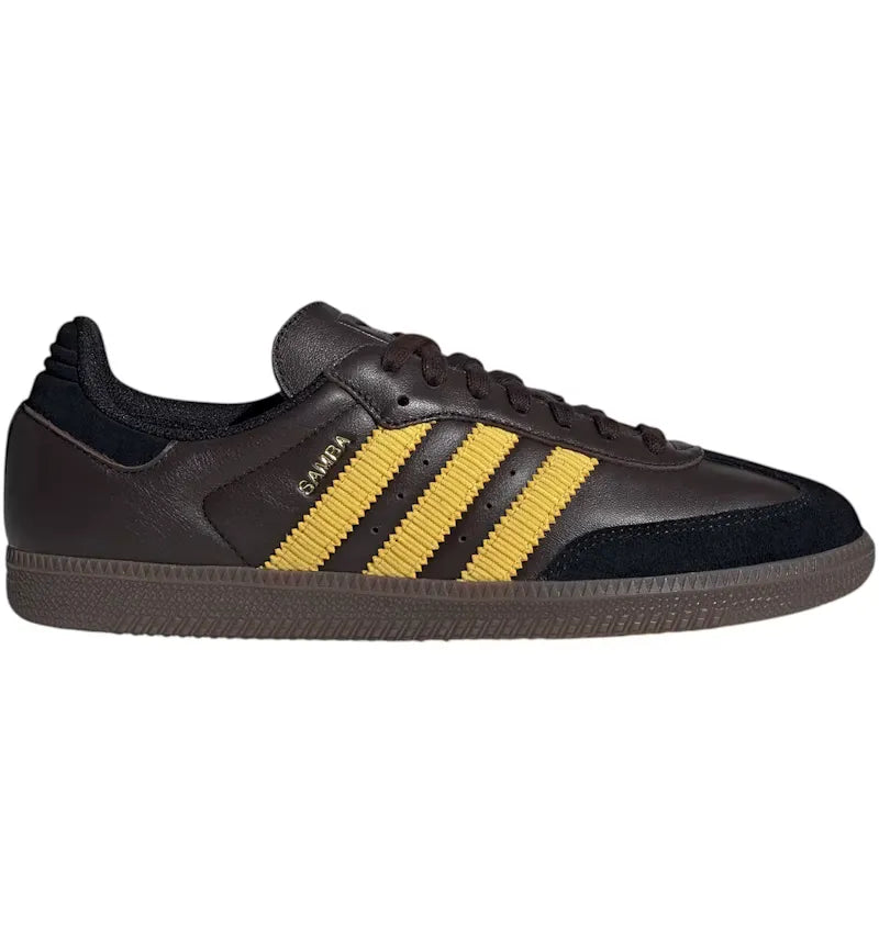 adidas Samba OG Aurora Coffee EQT Yellow - vue 360