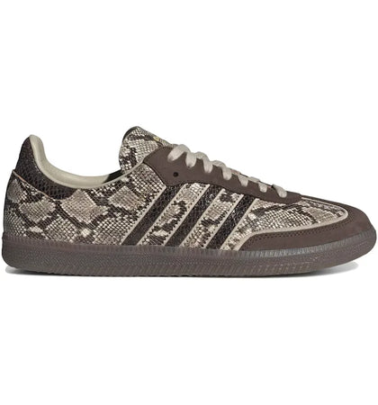 adidas Samba OG Brown Khaki Snakeskin - authentic adidas sneakers