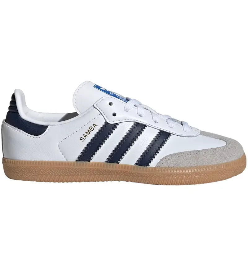 adidas Samba OG Cloud White Night Indigo Gum (PS) - vue 360
