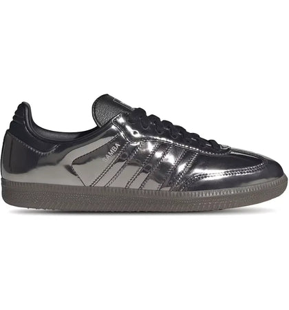 adidas Samba OG Core Black Metallic (Women's) - authentic adidas sneakers