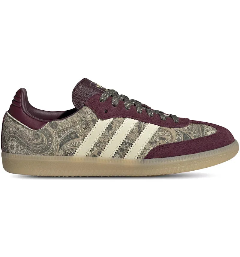 adidas Samba OG Liberty London Maroon Warm Vanilla (Women's) - vue 360