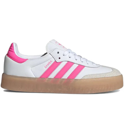 adidas Sambae White Off White Lucid Pink (Women's) - authentic adidas sneakers