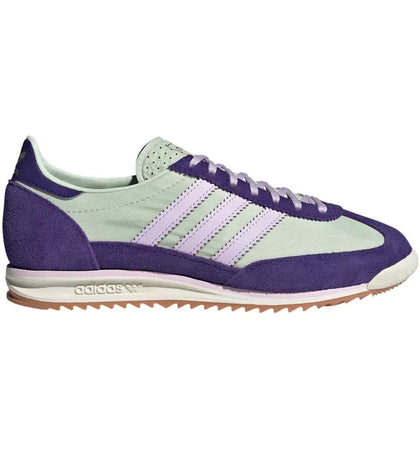 adidas SL 72 OG Linen Green Ice Lavender Collegiate Purple (Women's) - authentic adidas sneakers