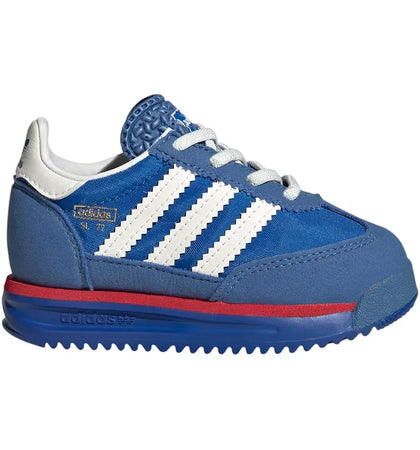 adidas SL 72 RS Elastic Laces Blue Core White Better Scarlet (TD) - authentic adidas sneakers