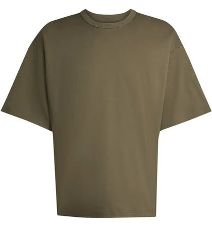 adidas Soft Lux T-Shirt Olive Strata - authentic adidas apparel