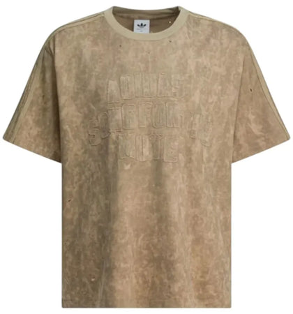 adidas Song for the Mute ADI006 Crewneck T-shirt Beige - authentic adidas apparel