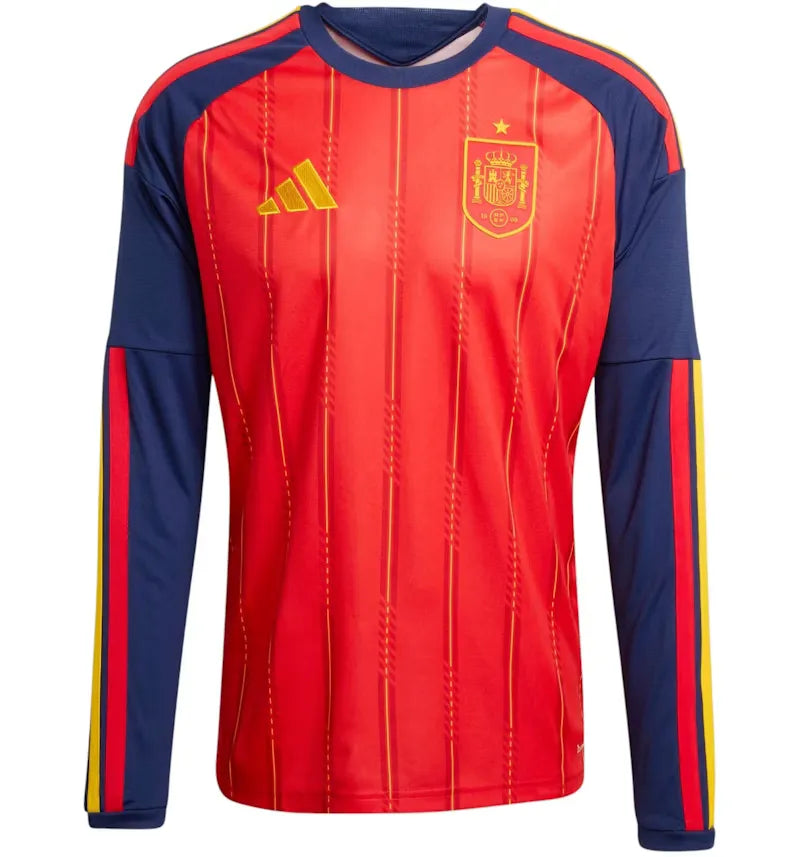 adidas Spain 2026 Home Long Sleeve Jersey - vue 360