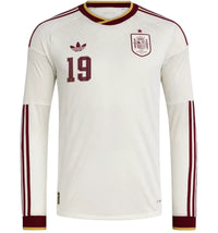 adidas Spain 26 Away Authentic Yamal L/S Jersey Off White