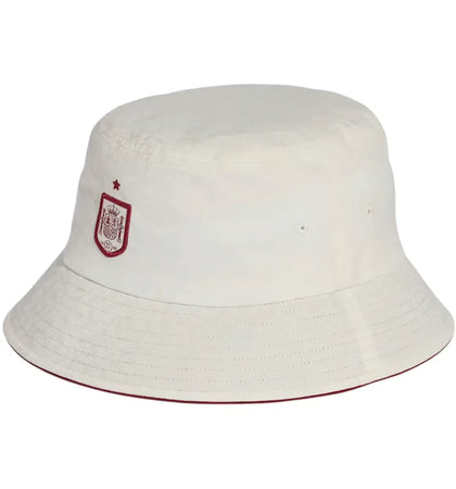 adidas Spain 26 Bucket Hat Off White/Team Collegiate Burgundy - authentic adidas product