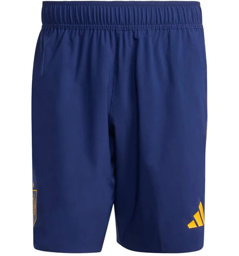 adidas Spain Tiro Travel Shorts Dark Blue - vue 360