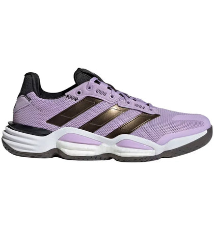 adidas Stabil 16 Indoor Powder Plum Core Black Cloud White (Women's) - authentic adidas sneakers