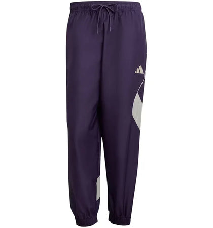 adidas Stadium Tracksuit Pants Aurora Plum Metal Grey - authentic adidas apparel