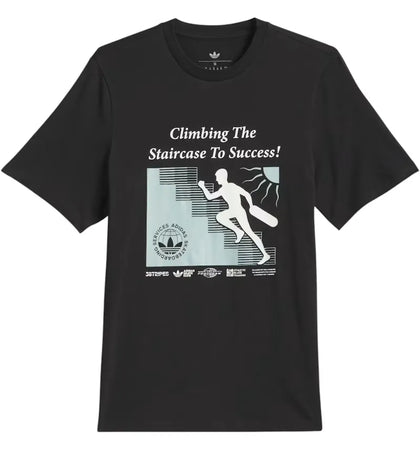 adidas Stairs Corpo Solutions Tee Black - authentic adidas product