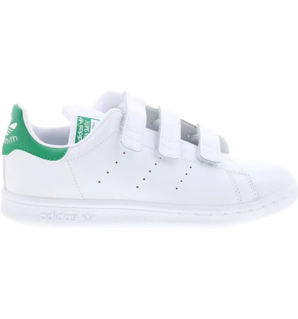 adidas Stan Smith CF Velcro White Green (PS) - authentic adidas sneakers