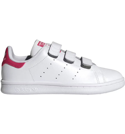adidas Stan Smith Comfort Closure Cloud White Bold Pink (PS) - authentic adidas sneakers