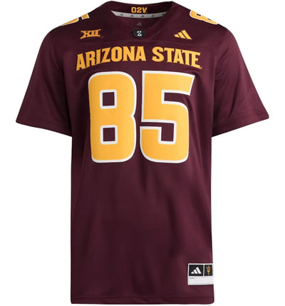adidas Sun Devils Premier Home Jersey Arizona State Team Maroon