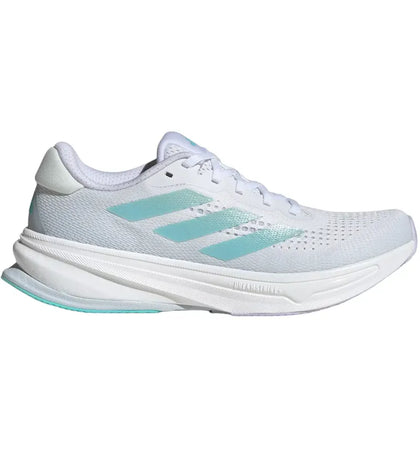 adidas Supernova Rise Cloud White Linen Green Met. Flash Aqua (Women's) - authentic adidas sneakers