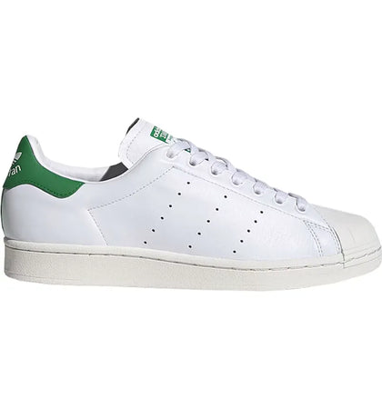 adidas Superstan Cloud White Green - authentic adidas sneakers