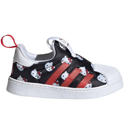 adidas Superstar 360 Hello Kitty Cloud White Core Black Vivid Red (TD) - authentic adidas sneakers