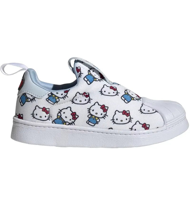 adidas Superstar 360 Hello Kitty Cloud White Halo Blue Glow Blue (PS) - vue 360