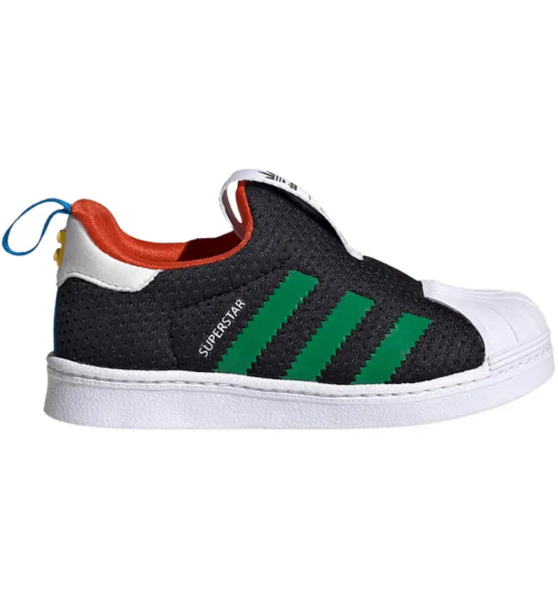 adidas Superstar 360 LEGO Black Green (TD) - vue 360