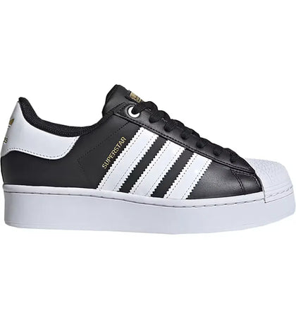 adidas Superstar Bold Black White (Women's) - authentic adidas sneakers